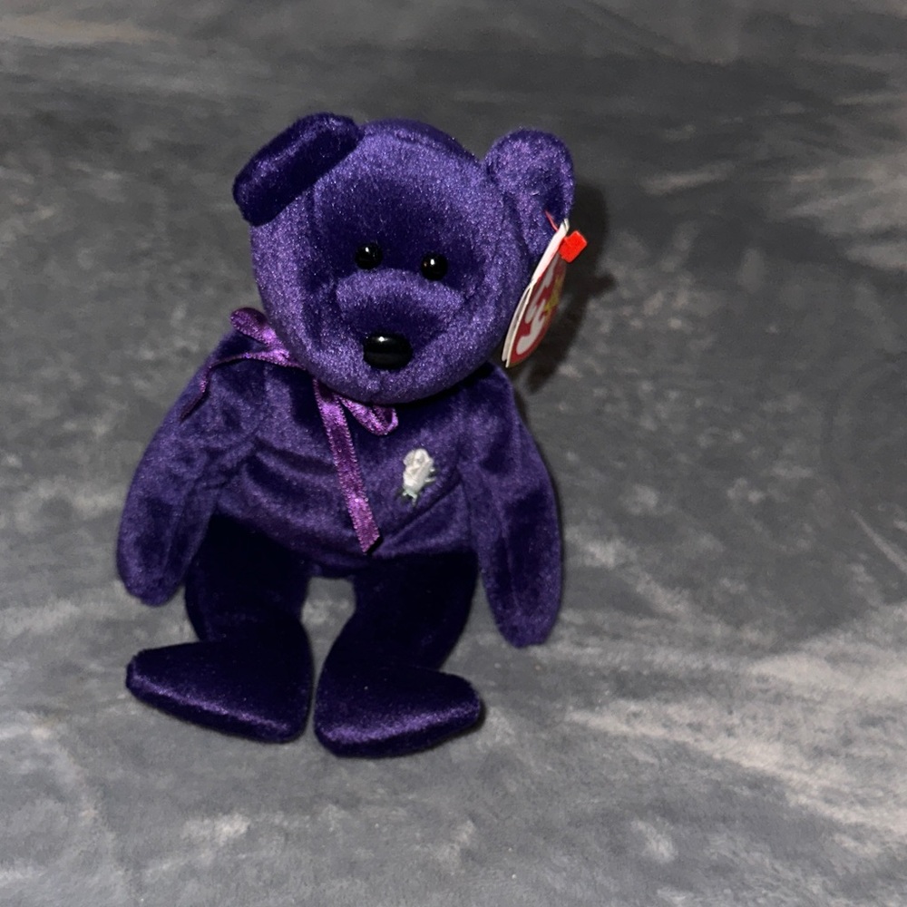 Ty Purple Stuffed Bear